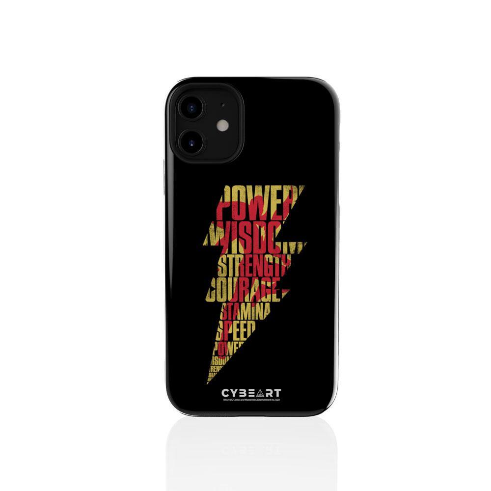 Shazam Emblem Text Art - Cybeart