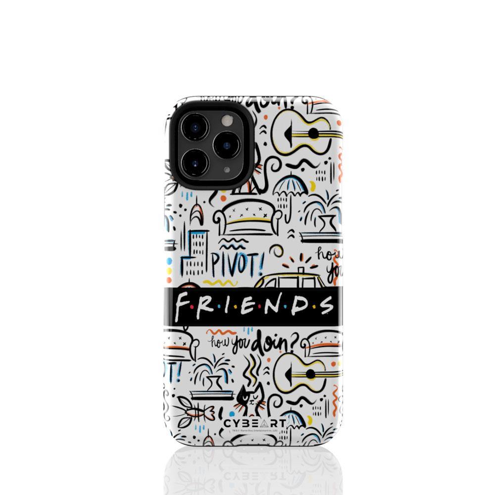 Friends Logo Pattern - Cybeart