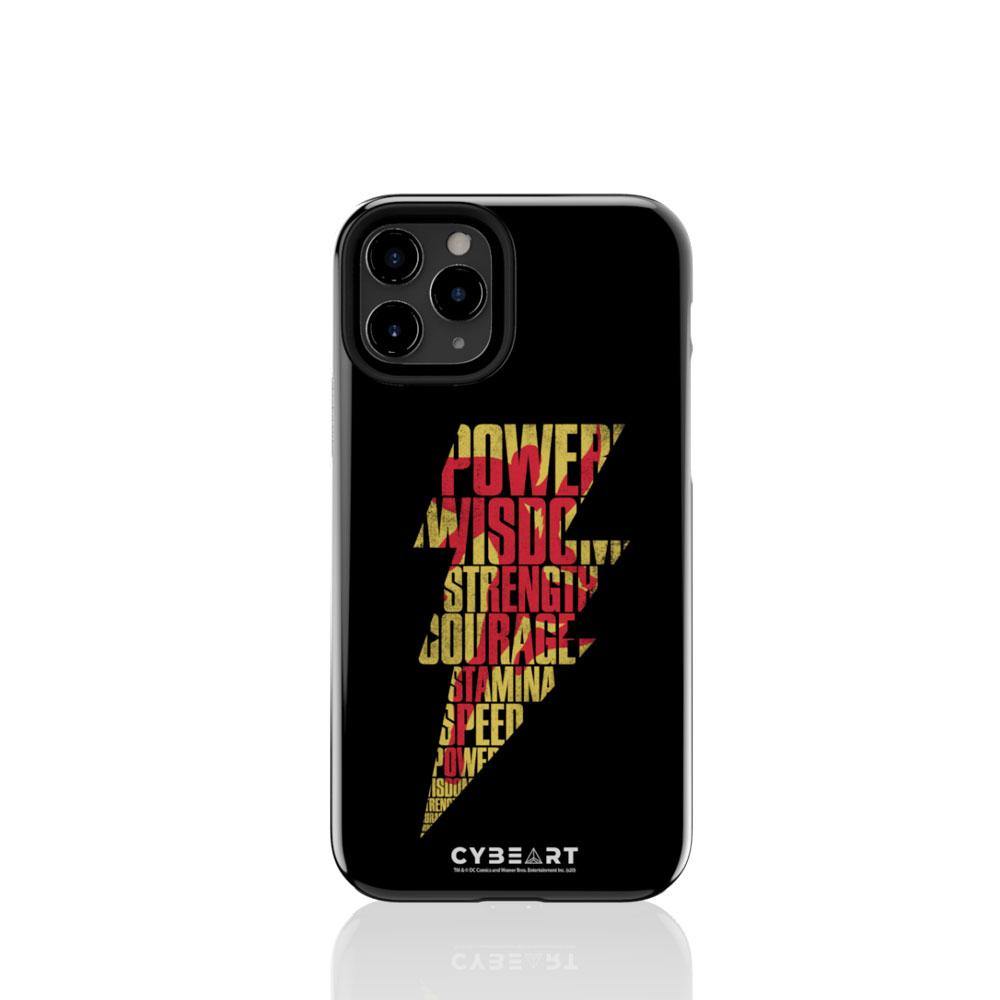 Shazam Emblem Text Art - Cybeart