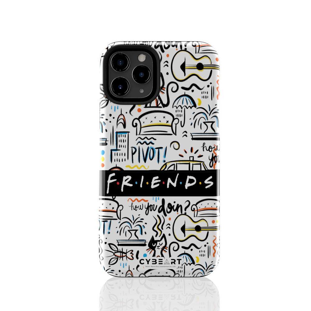 Friends Logo Pattern - Cybeart