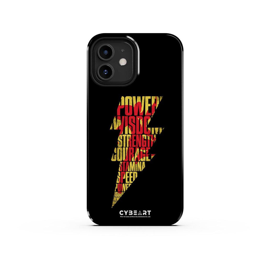 Shazam Emblem Text Art - Cybeart