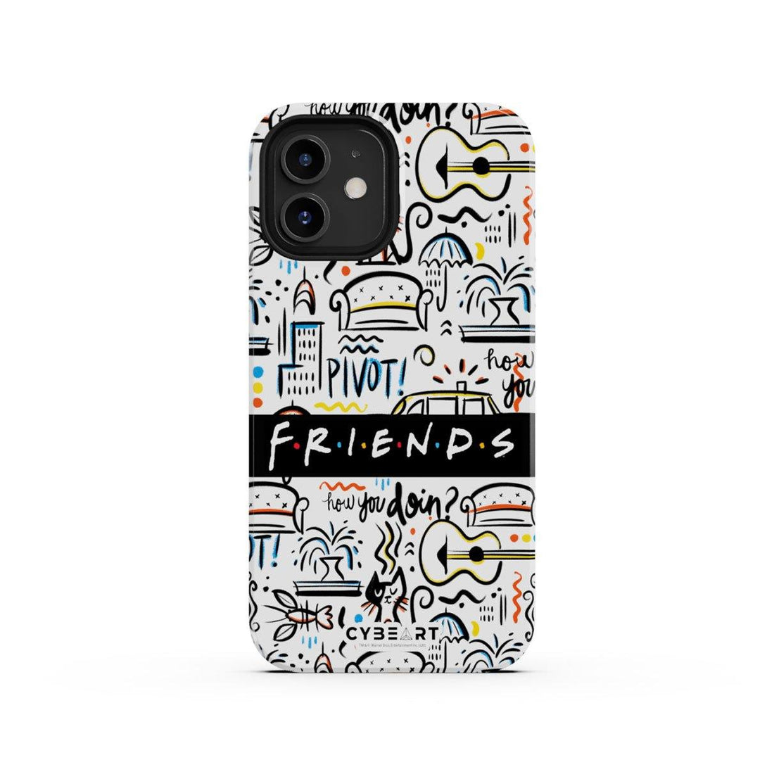 Friends Logo Pattern - Cybeart