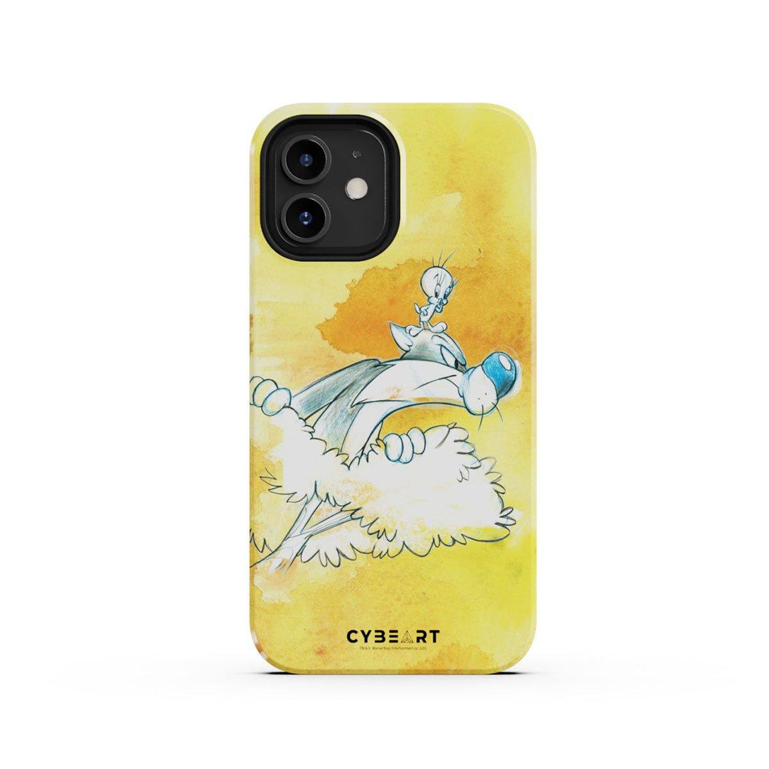 Sylvester & Tweety Scribble Art - Cybeart