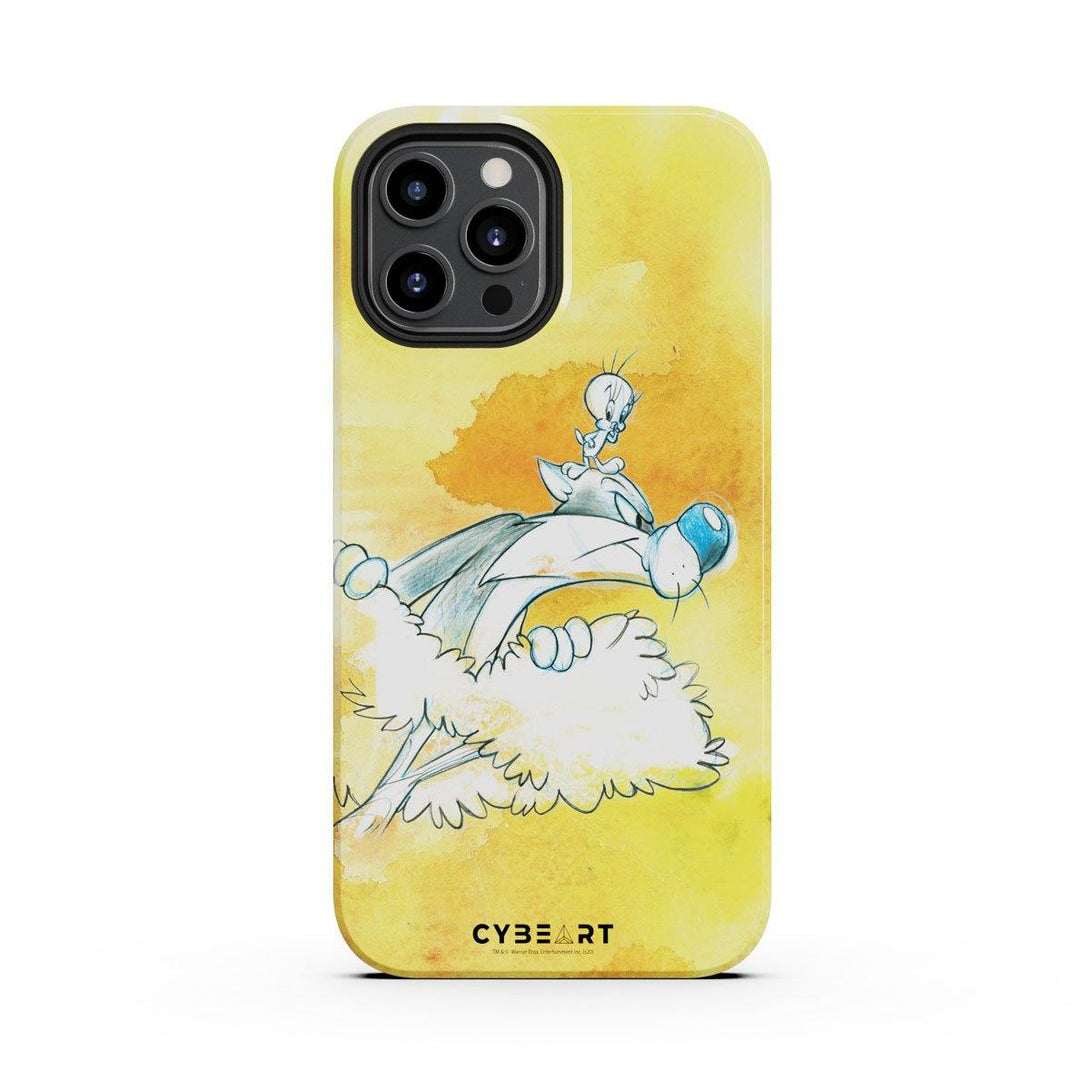 Sylvester & Tweety Scribble Art - Cybeart