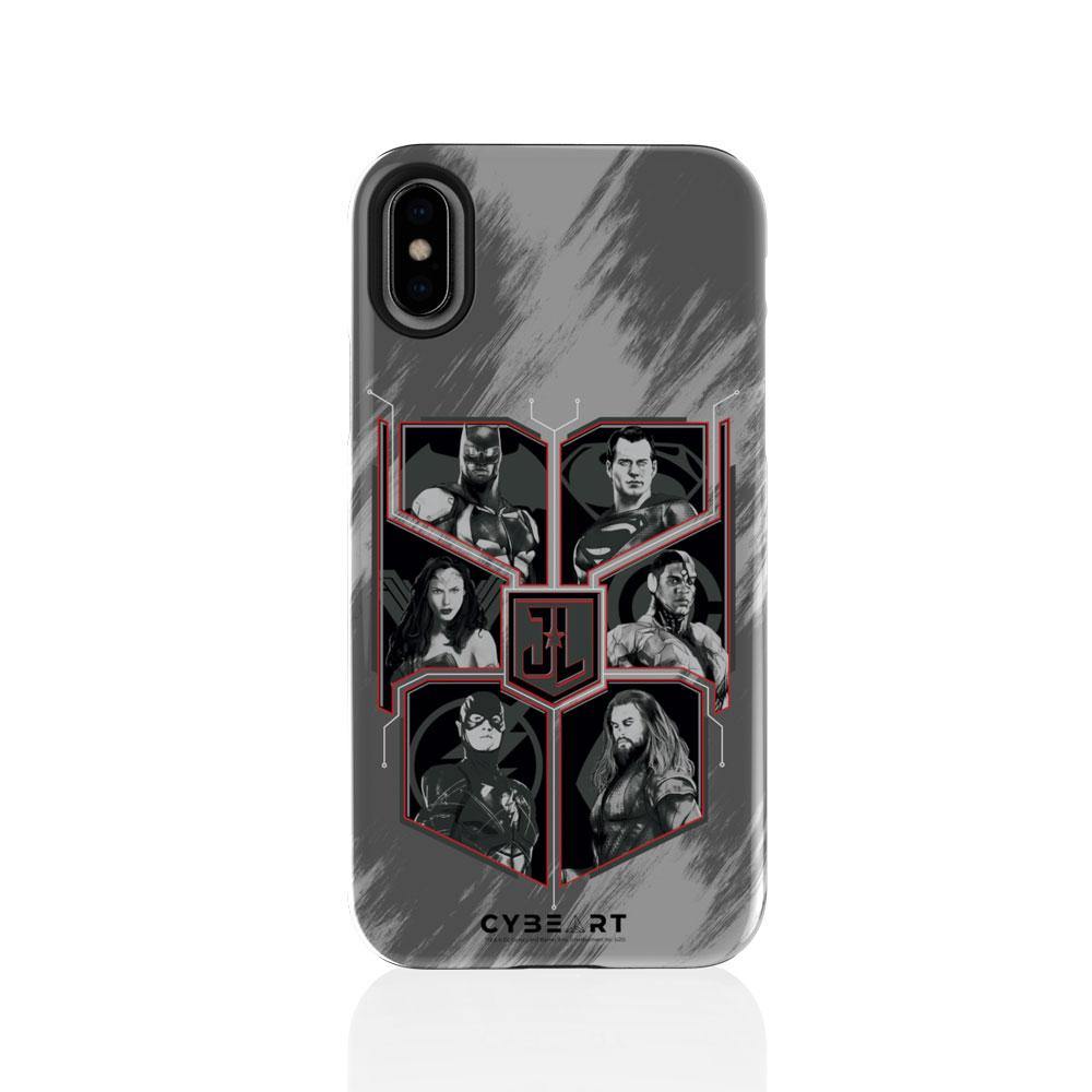 Justice League Heroes - Gray - Cybeart