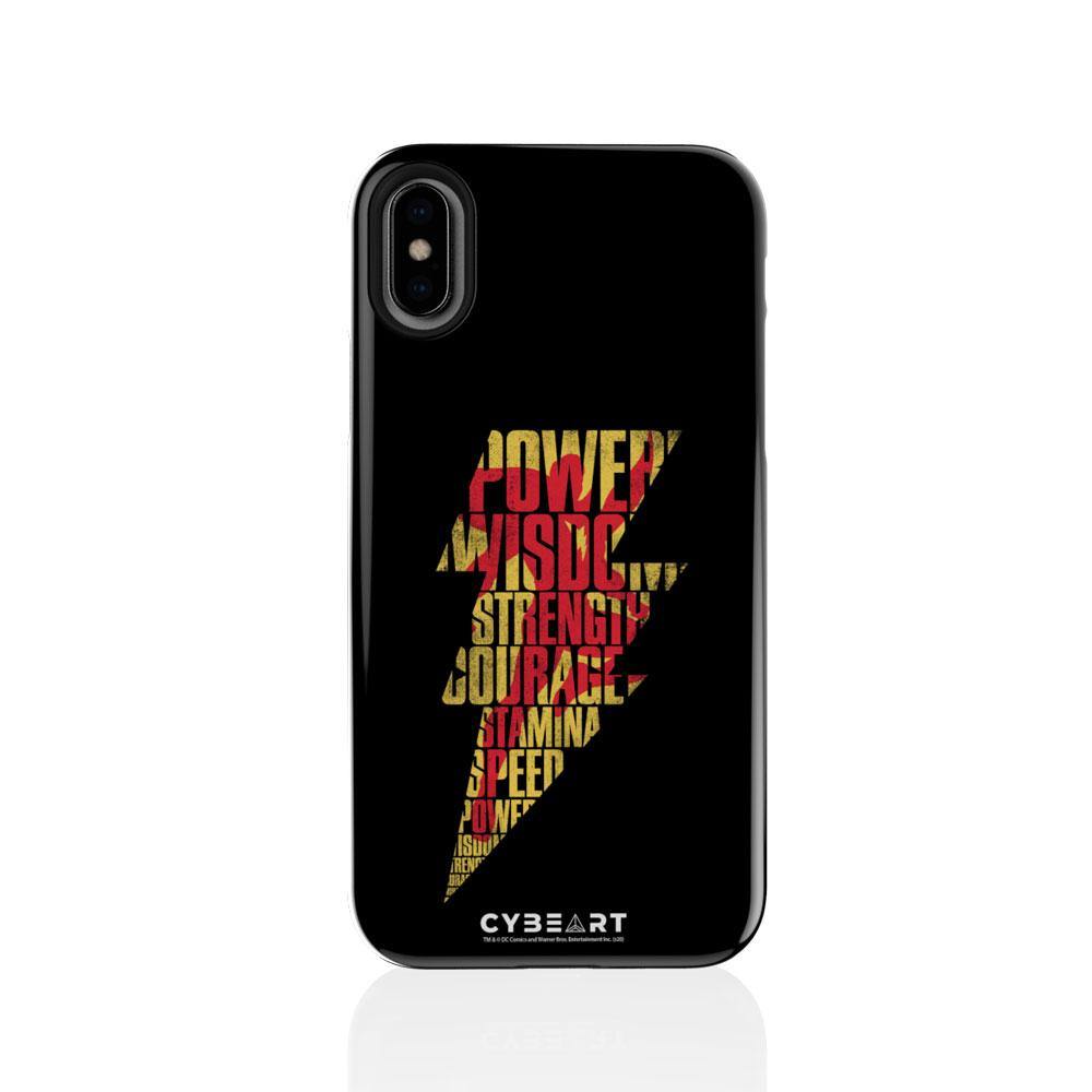 Shazam Emblem Text Art - Cybeart