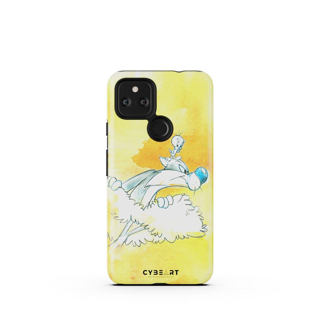 Sylvester & Tweety Scribble Art - Cybeart