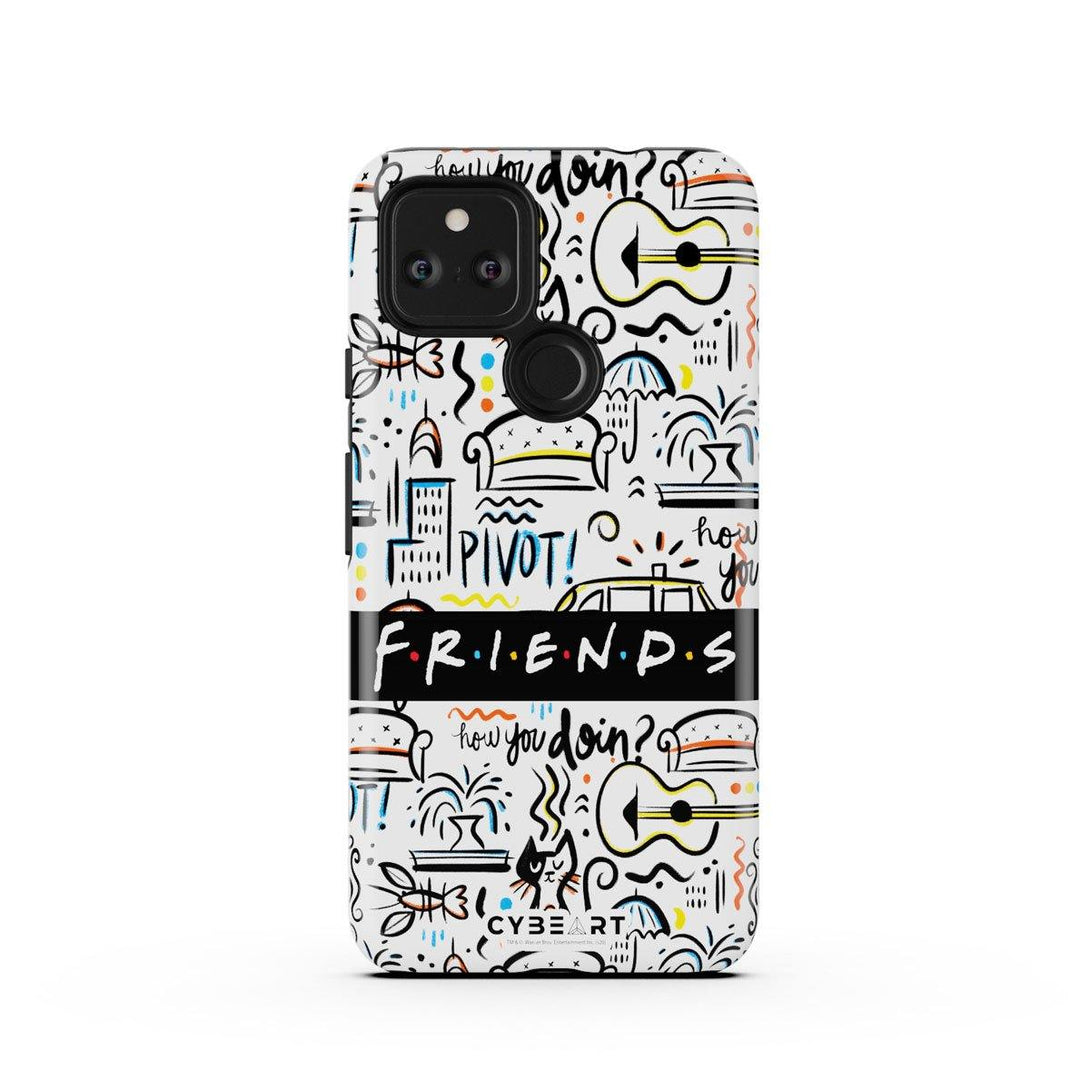 Friends Logo Pattern - Cybeart