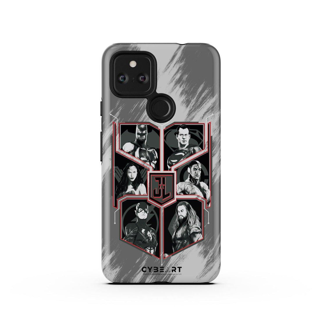 Justice League Heroes - Gray - Cybeart