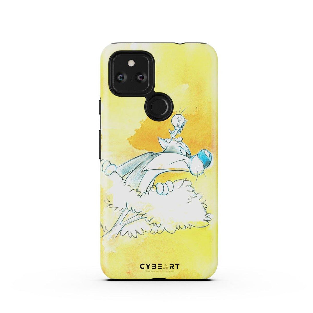 Sylvester & Tweety Scribble Art - Cybeart