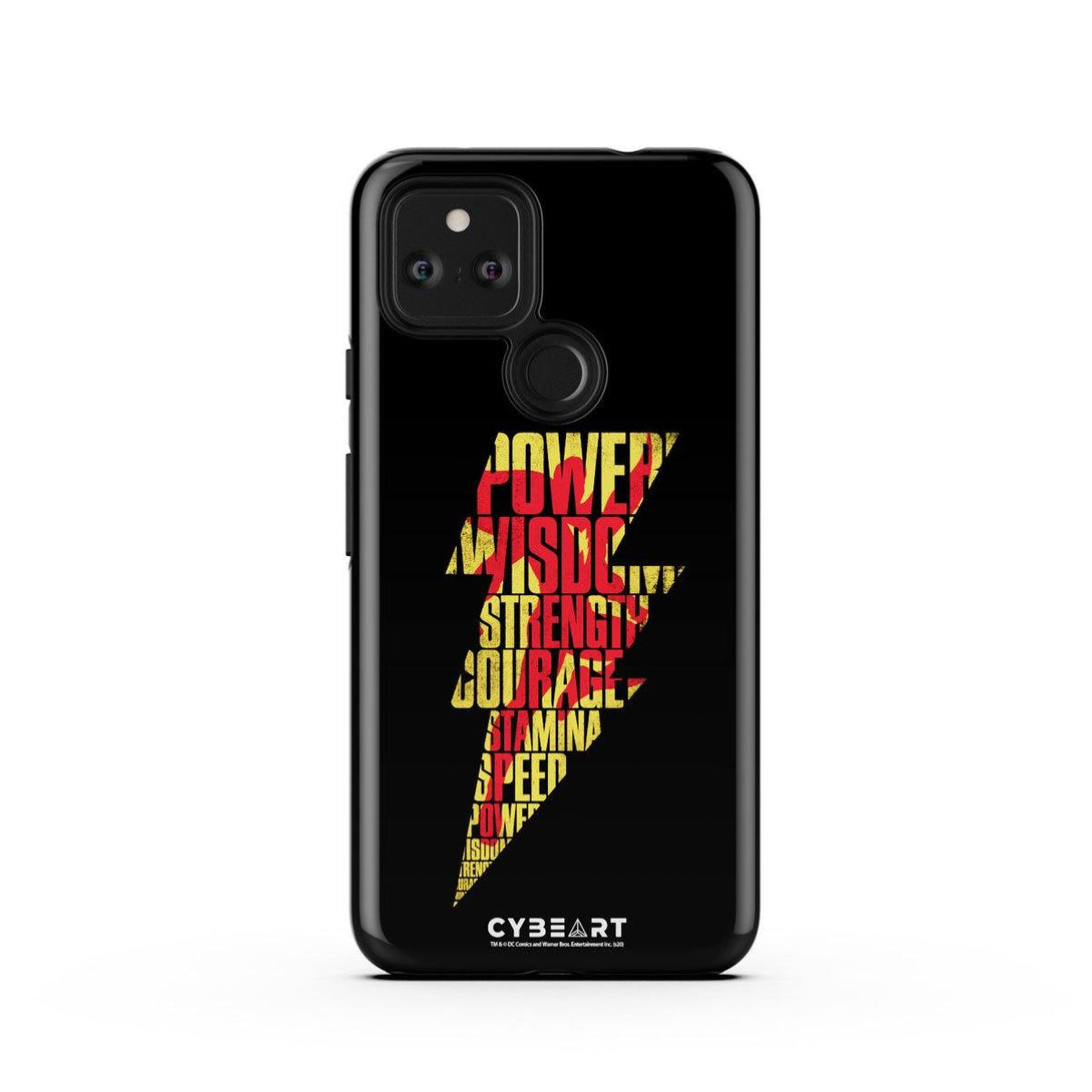 Shazam Emblem Text Art - Cybeart