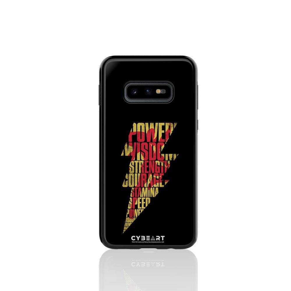 Shazam Emblem Text Art - Cybeart