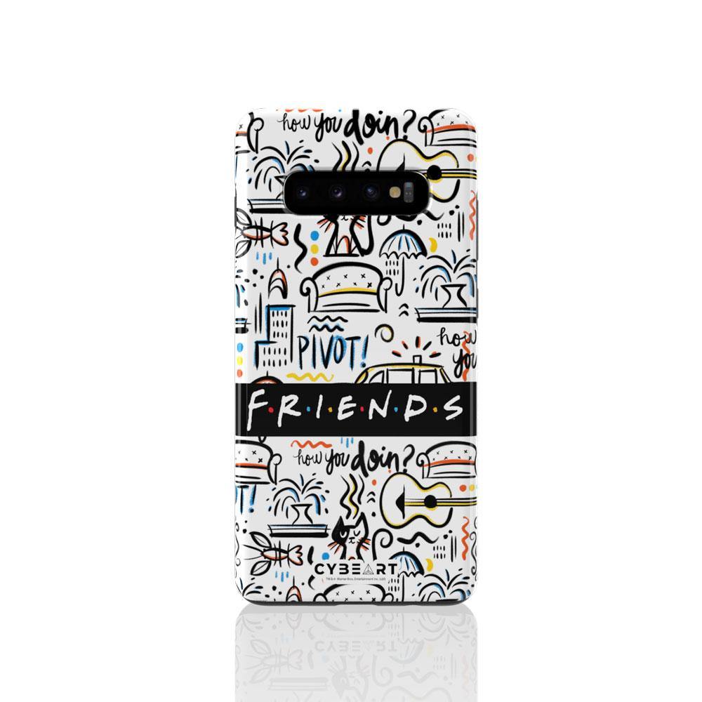 Friends Logo Pattern - Cybeart