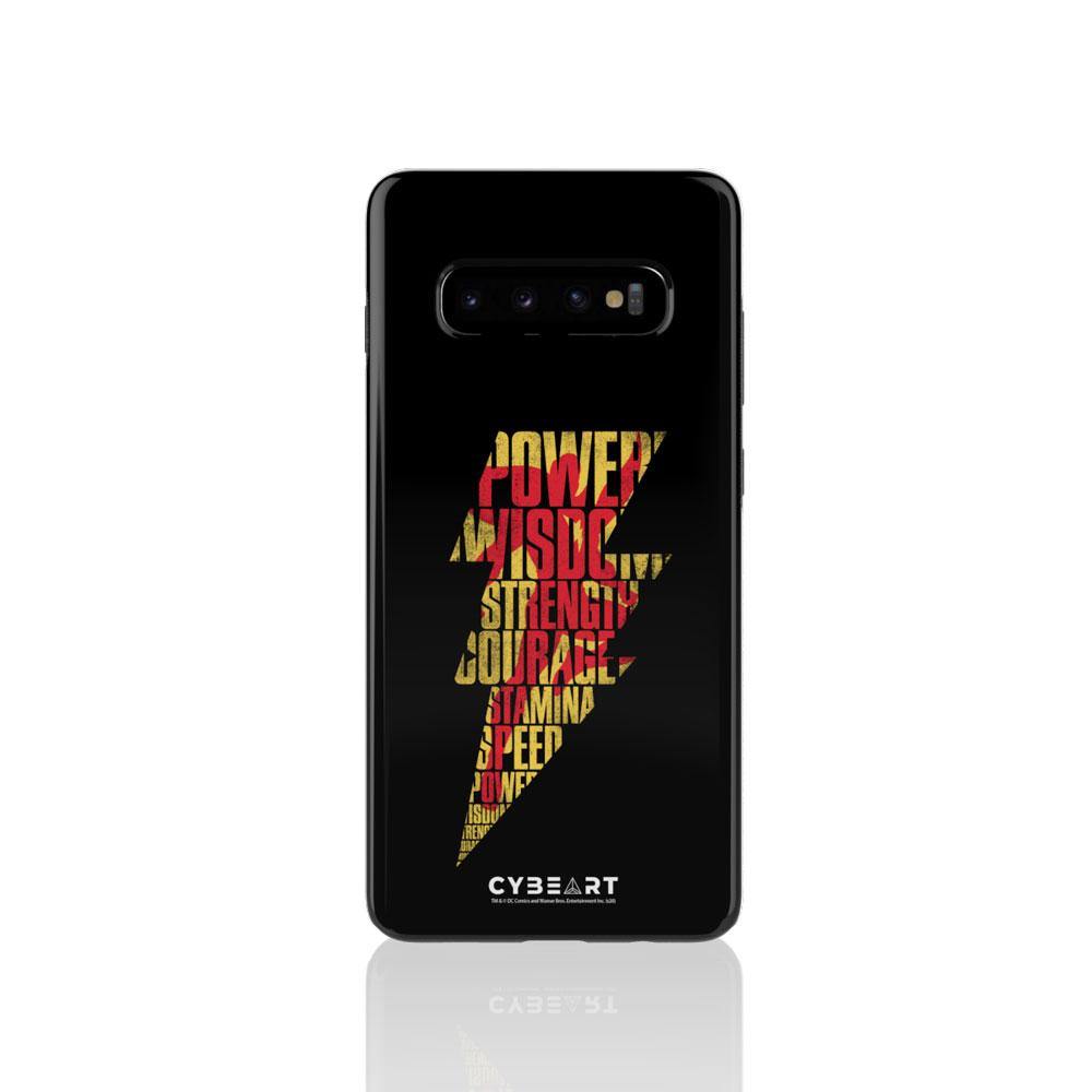 Shazam Emblem Text Art - Cybeart