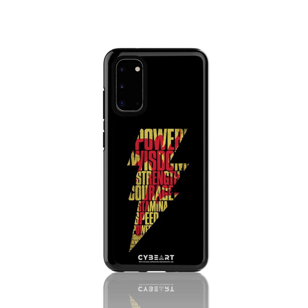 Shazam Emblem Text Art - Cybeart