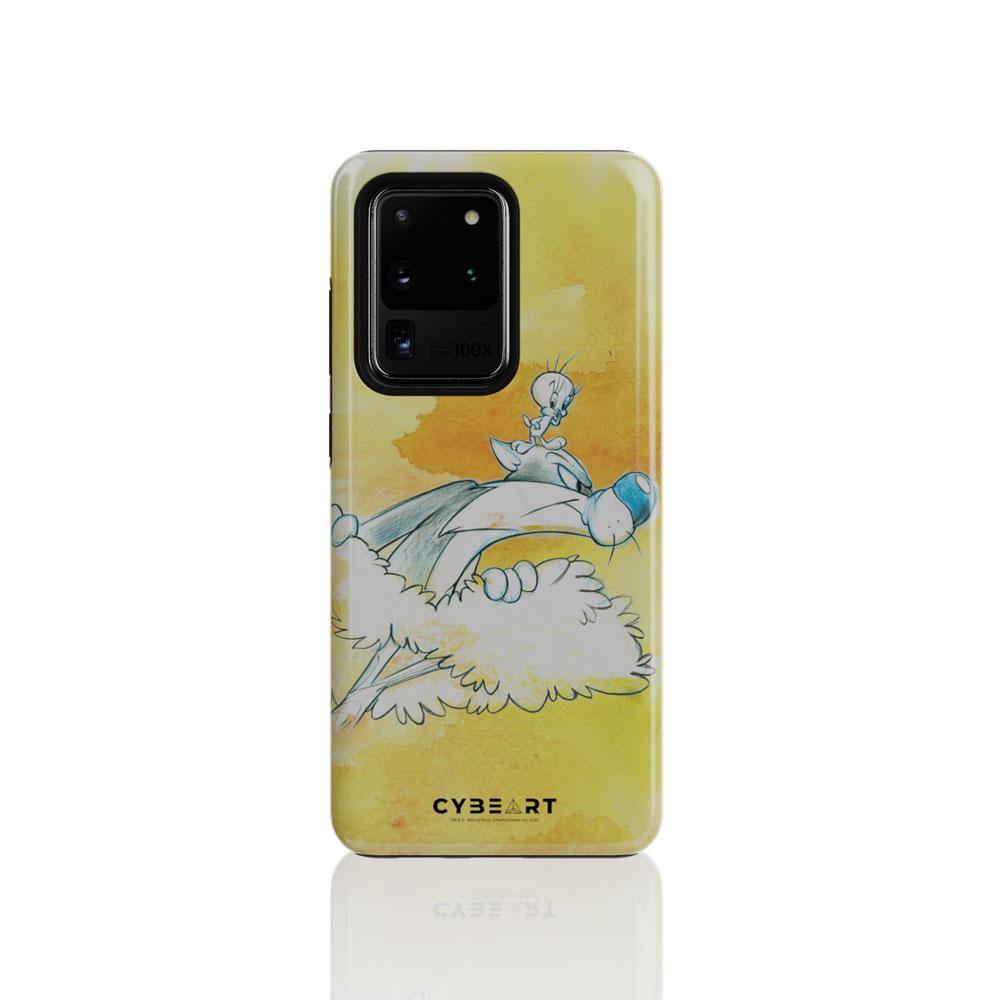 Sylvester & Tweety Scribble Art - Cybeart