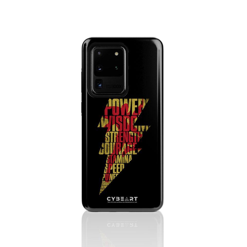 Shazam Emblem Text Art - Cybeart