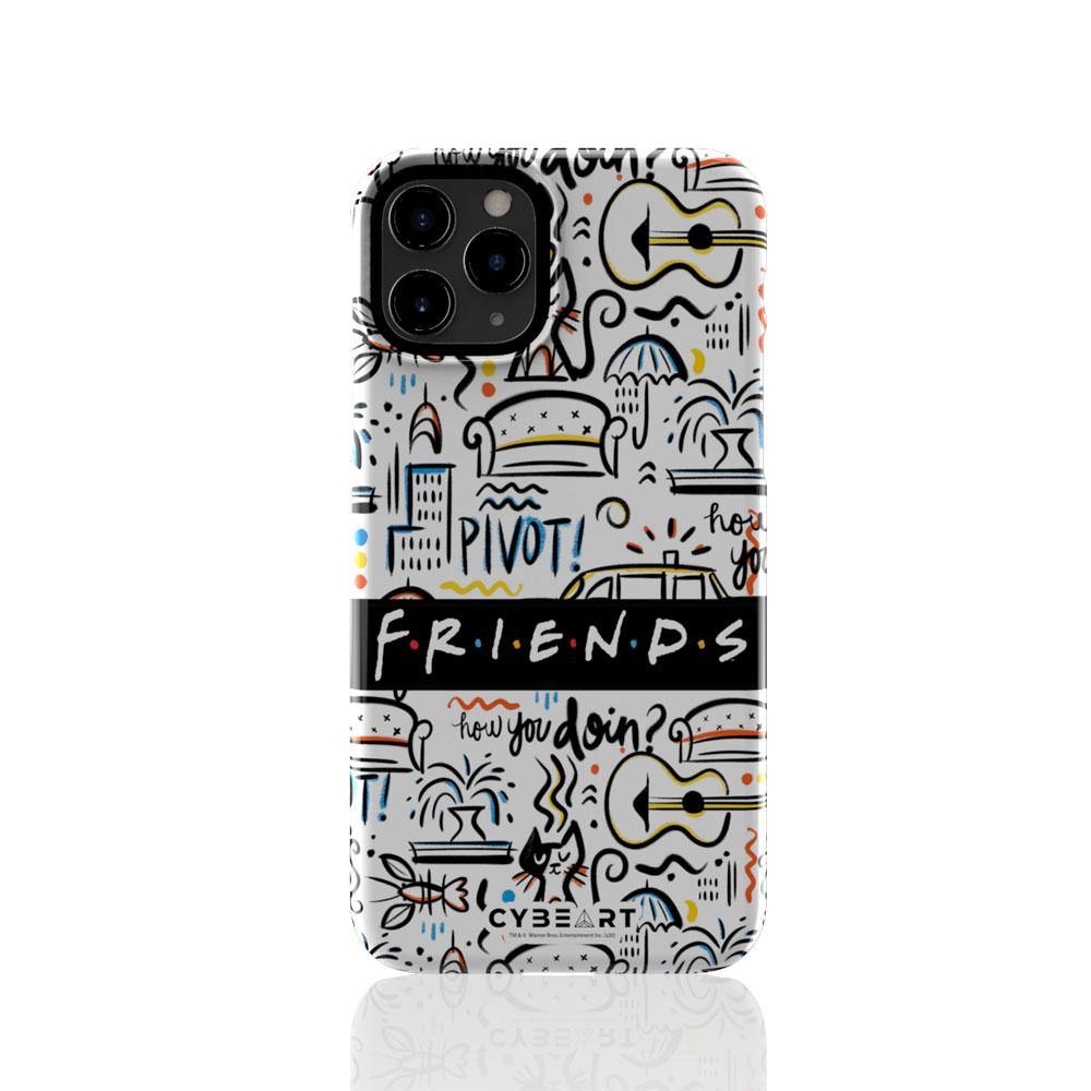 Friends Logo Pattern - Cybeart