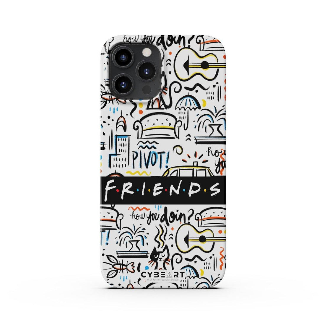 Friends Logo Pattern - Cybeart