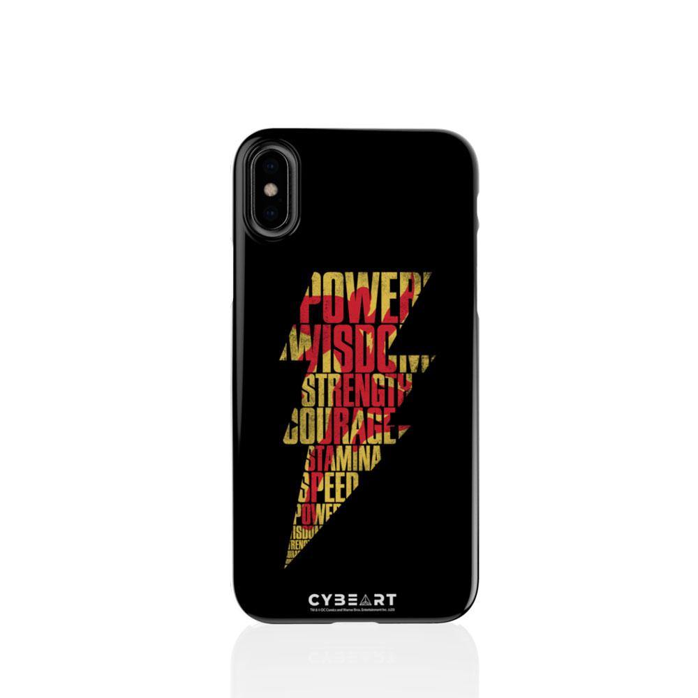 Shazam Emblem Text Art - Cybeart