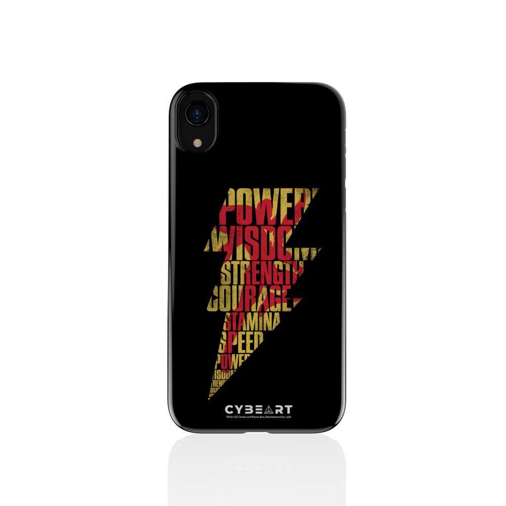 Shazam Emblem Text Art - Cybeart