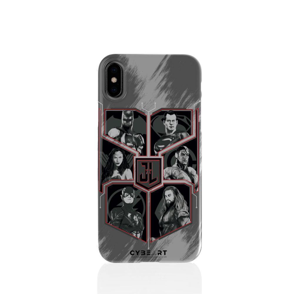 Justice League Heroes - Gray - Cybeart