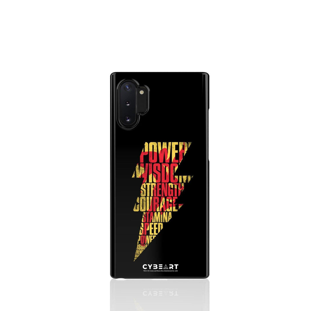 Shazam Emblem Text Art - Cybeart