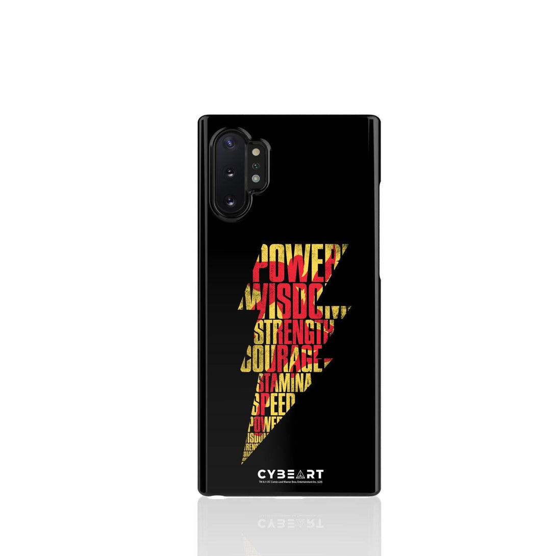 Shazam Emblem Text Art - Cybeart