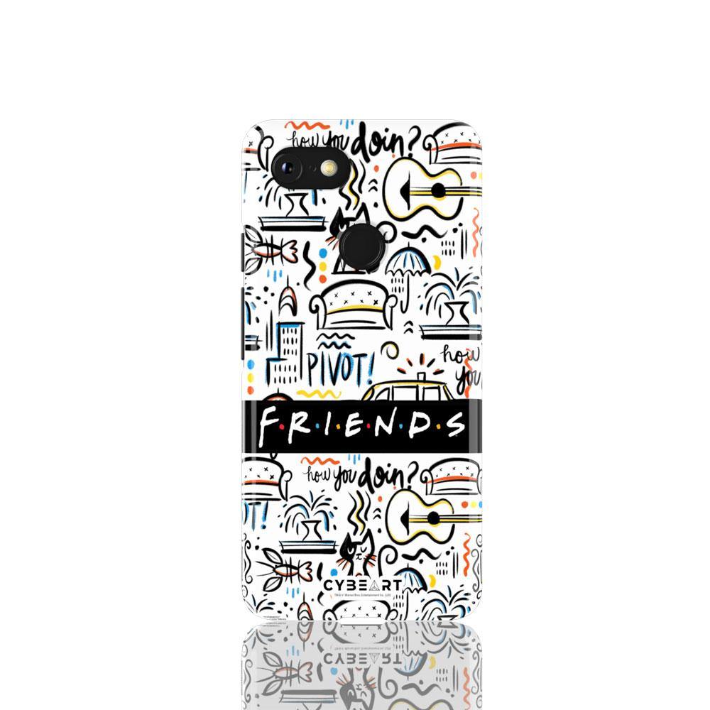 Friends Logo Pattern - Cybeart