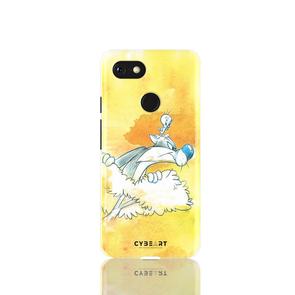Sylvester & Tweety Scribble Art - Cybeart