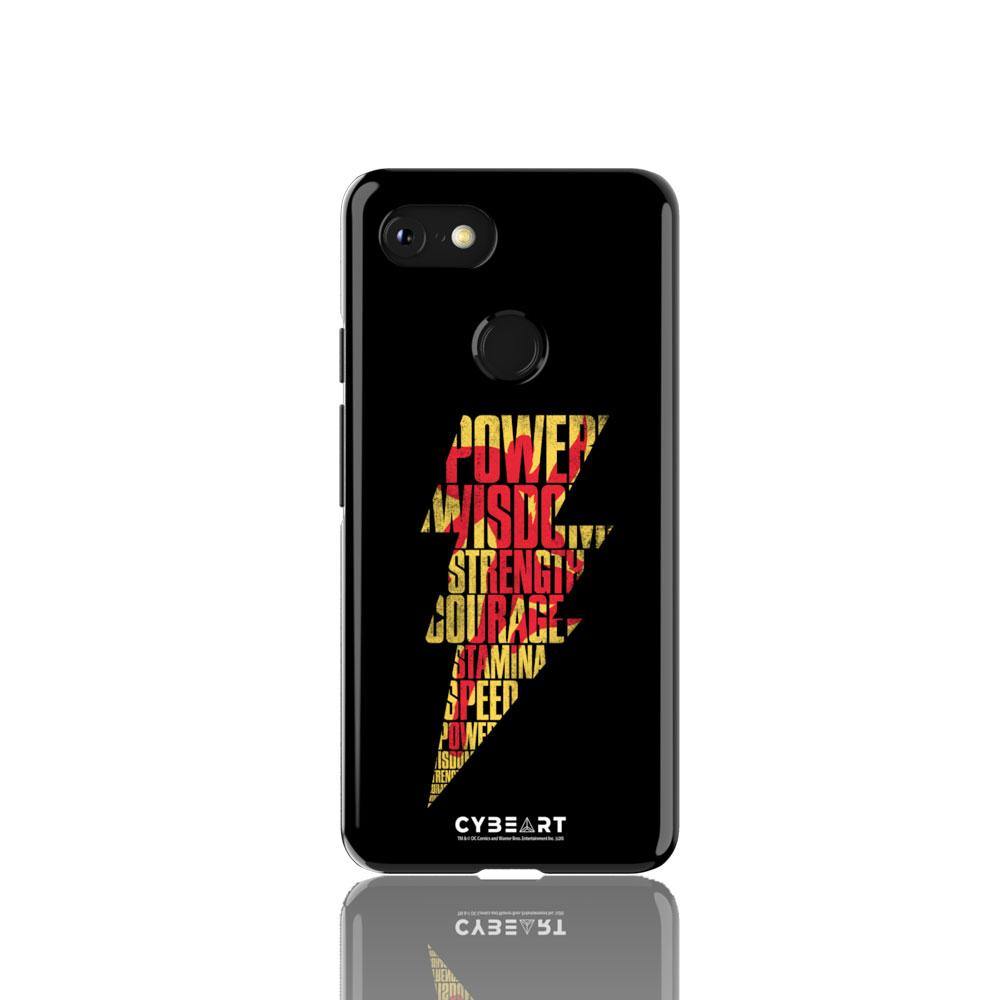 Shazam Emblem Text Art - Cybeart