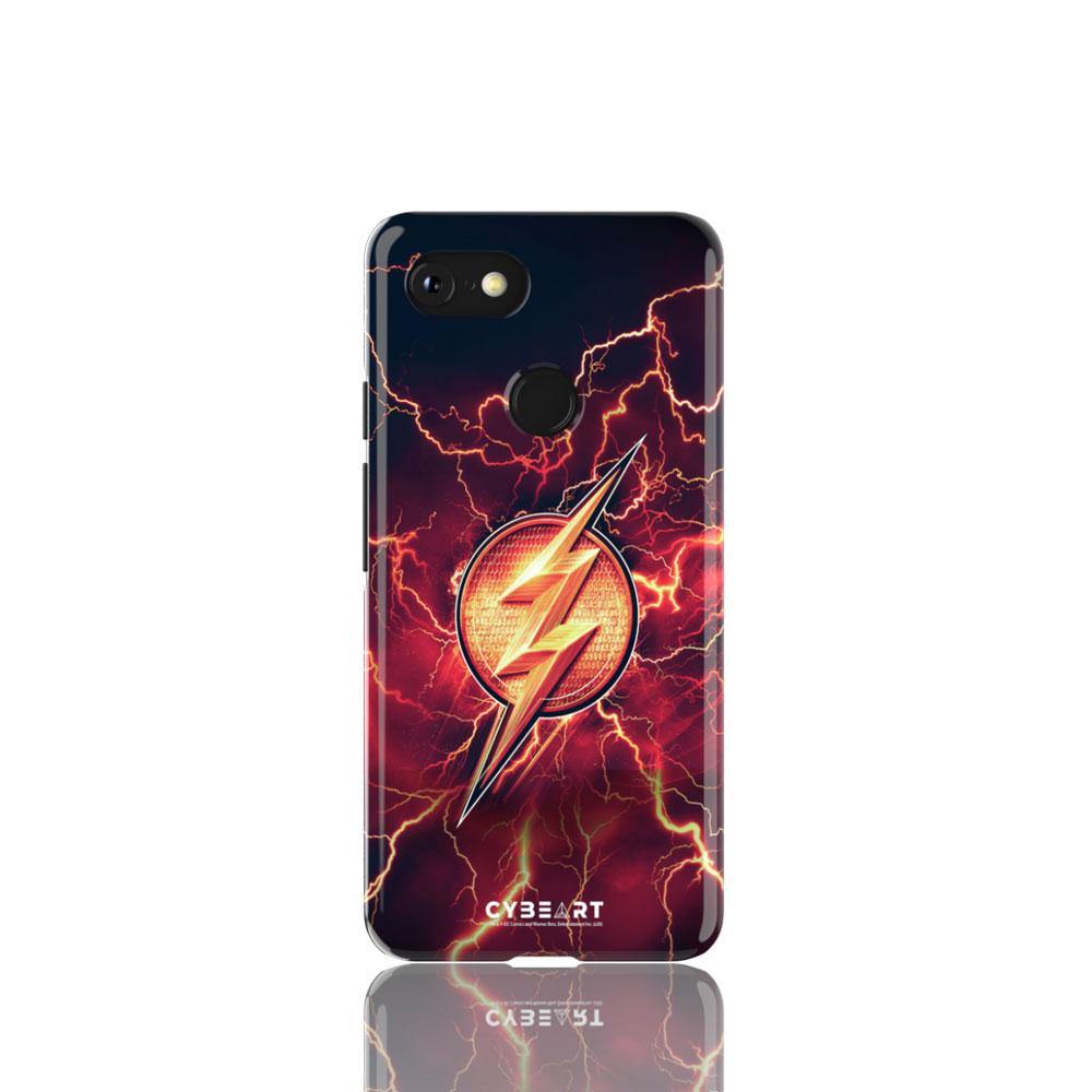 JL Flash Lightning Emblem - Cybeart