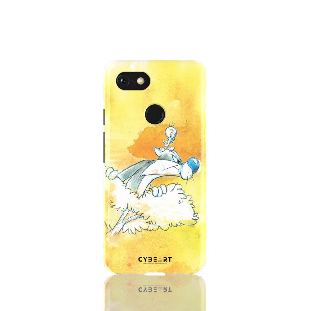 Sylvester & Tweety Scribble Art - Cybeart