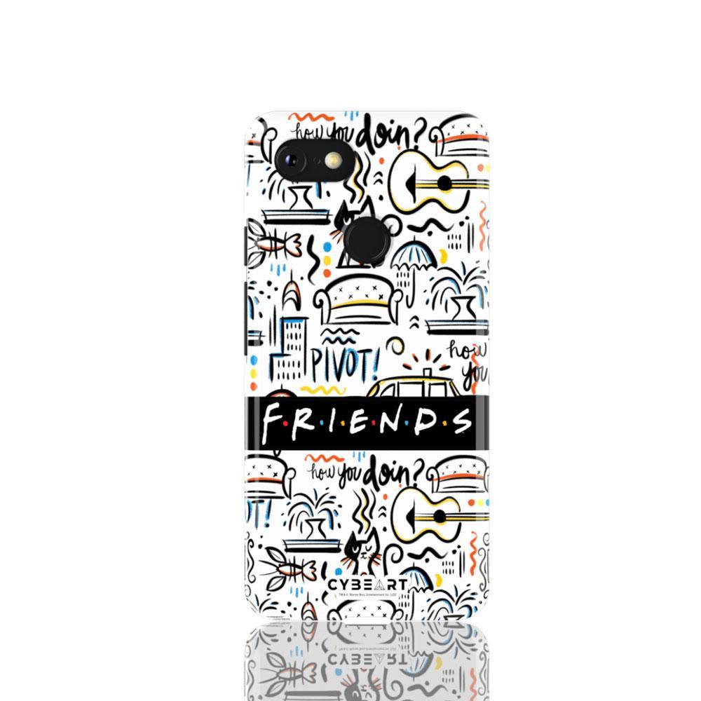 Friends Logo Pattern - Cybeart