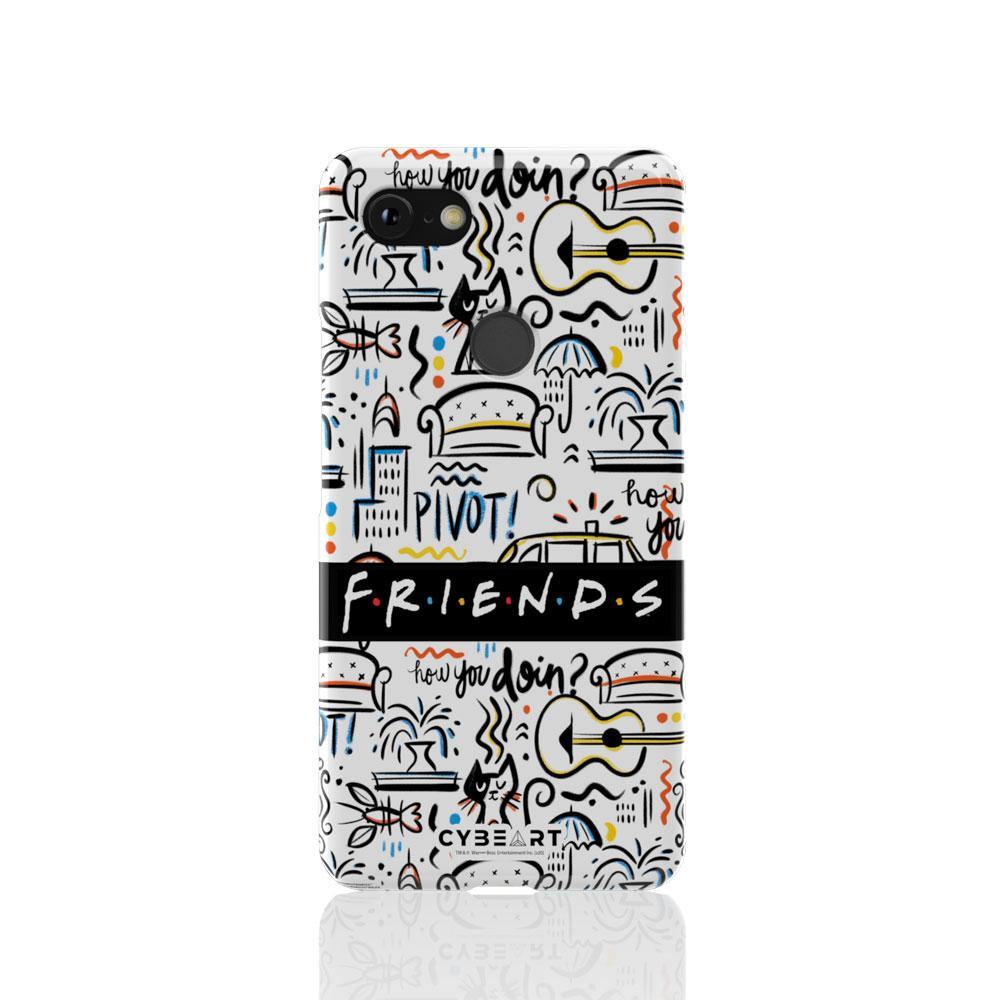 Friends Logo Pattern - Cybeart