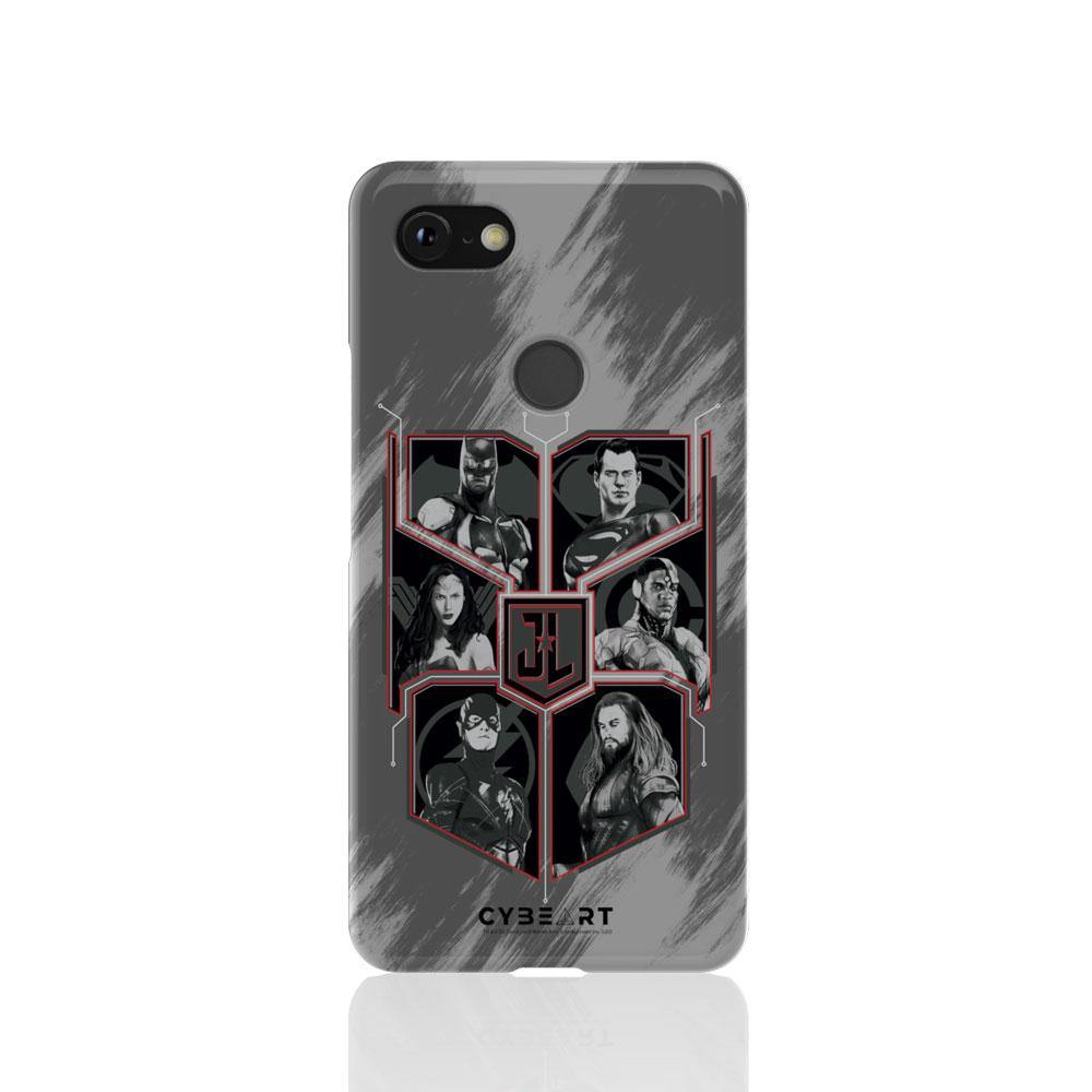 Justice League Heroes - Gray - Cybeart