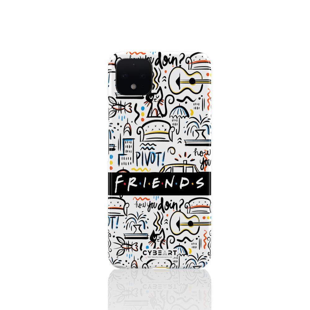 Friends Logo Pattern - Cybeart