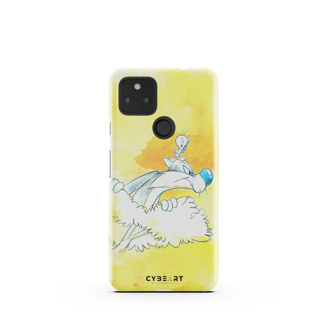 Sylvester & Tweety Scribble Art - Cybeart