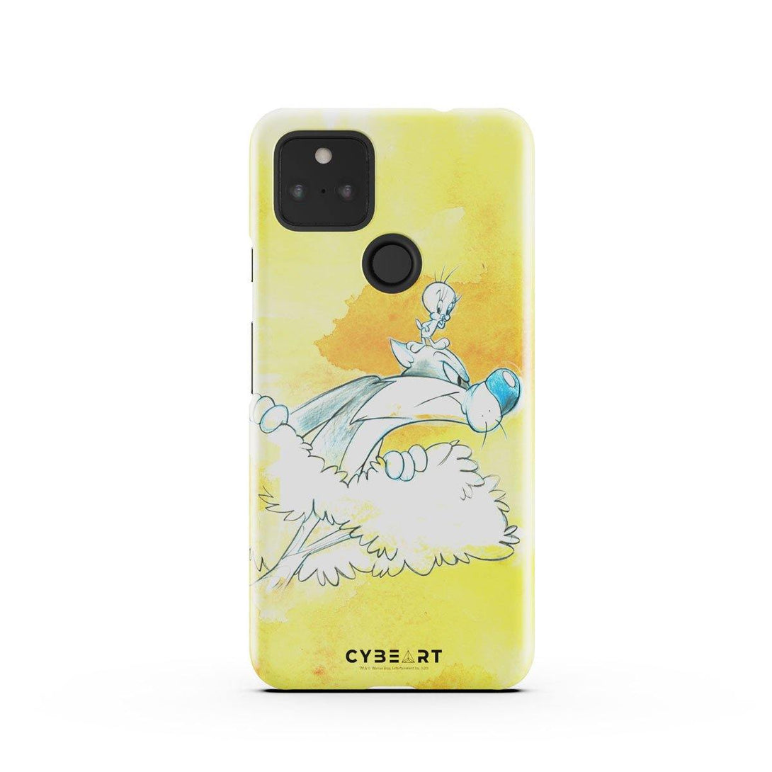 Sylvester & Tweety Scribble Art - Cybeart