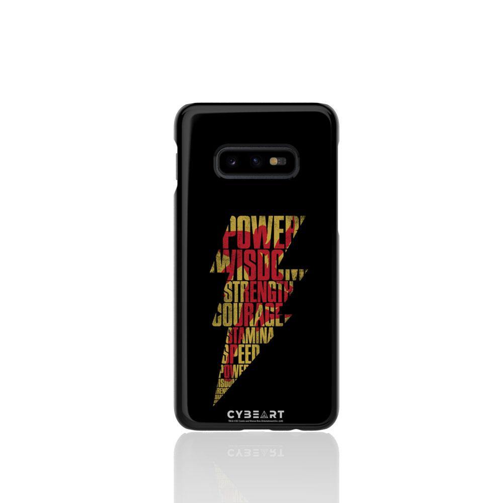 Shazam Emblem Text Art - Cybeart