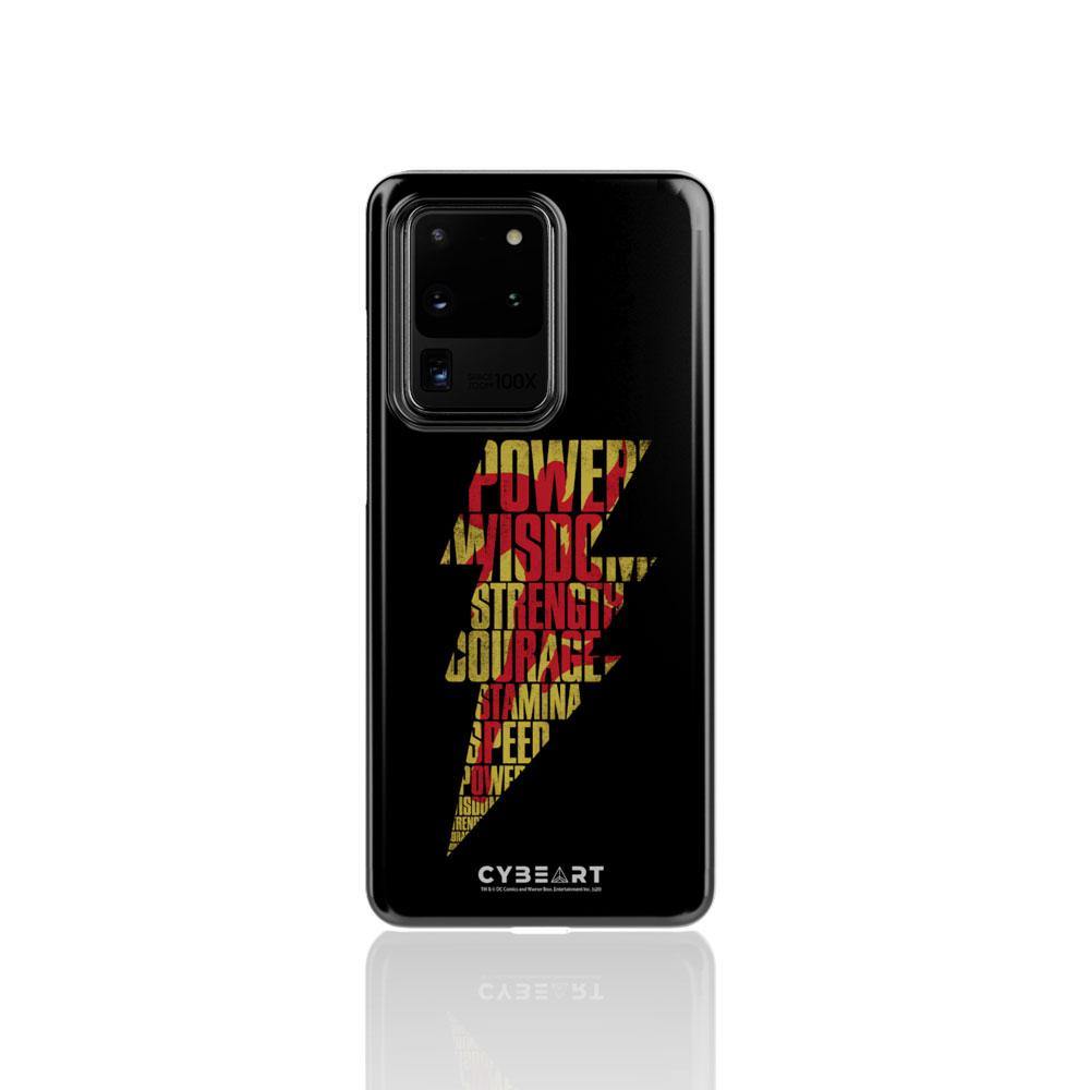 Shazam Emblem Text Art - Cybeart
