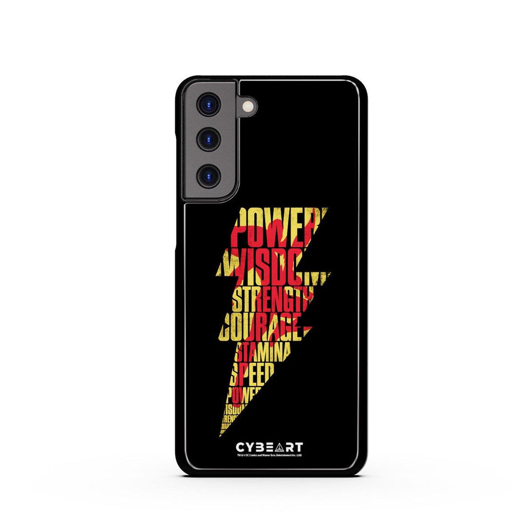 Shazam Emblem Text Art - Cybeart